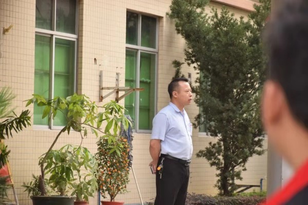 四月也要元氣滿滿！萬昌公司昨日召開全體動員晨會